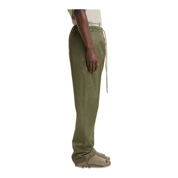 $895 Fear of God Eternal Collection Nylon Twill Pants Olive | US Size Medium NWT - Picture 5 of 6